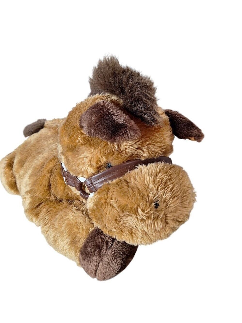 Kids of America Brown Horse Plush Jumbo Pony Western 36 Inch
